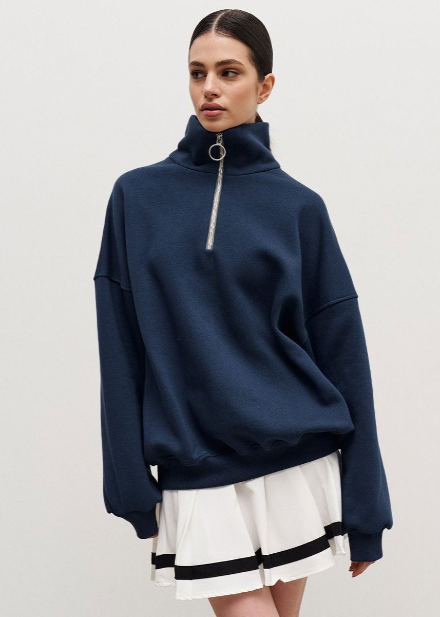Rhea | Relaxed Half-Zip Pullover
