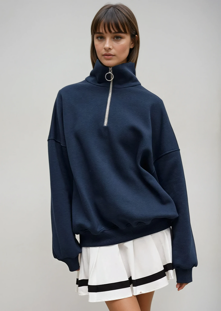 Rhea | Relaxed Half-Zip Pullover