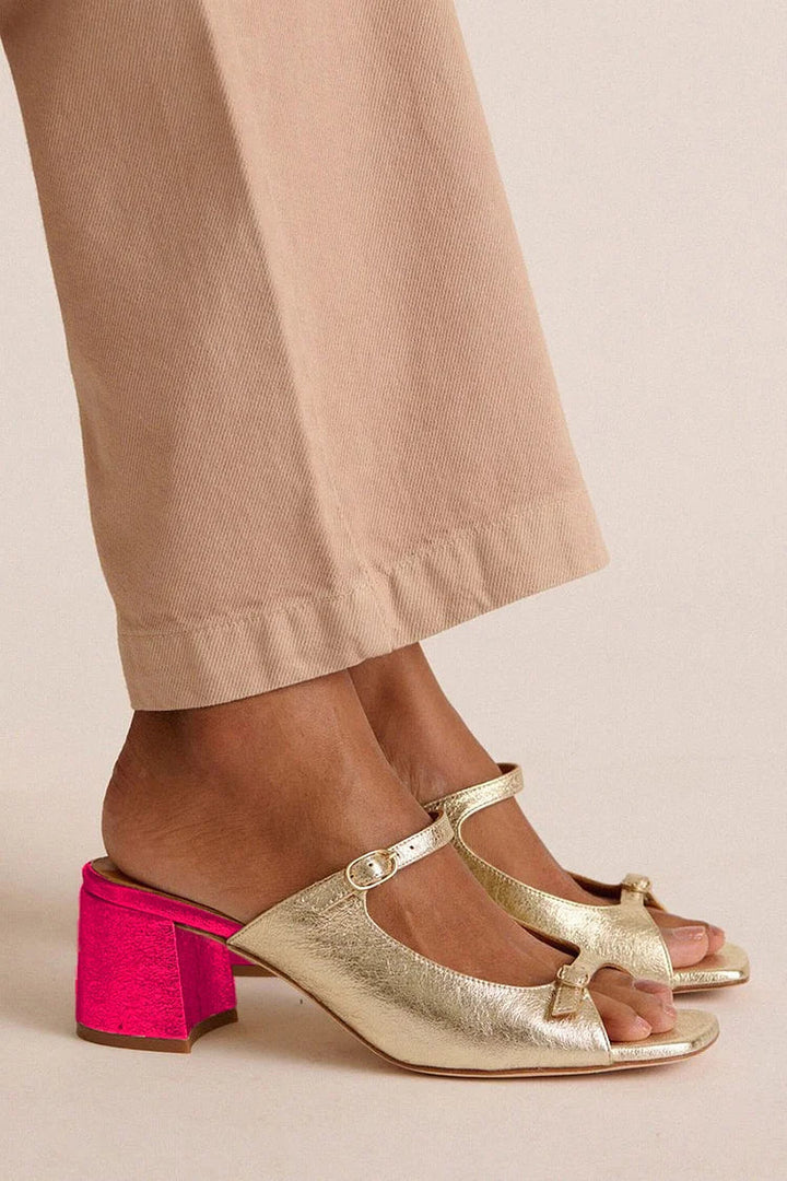 RUBY | Blockabsatz Sandalen mit offener Zehe