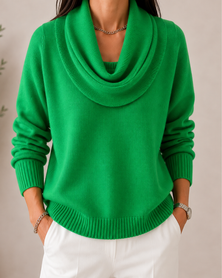 Caralina™ | Eleganter Pullover mit Stehkragen