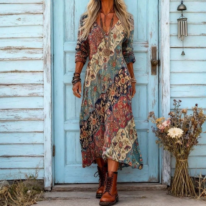 Lydia | Fließendes Damenkleid mit lässigem Schnitt