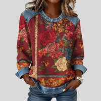 Junelle™ | Blumenprint Sweatshirt