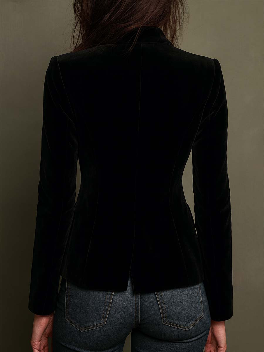 Apolline | Bestickter Blazer mit bunten Blumen