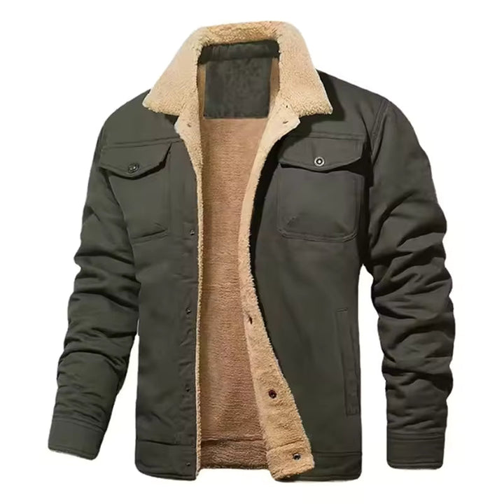 Cooper™ | Klassische warme Sherpa-gefütterte Truckerjacke