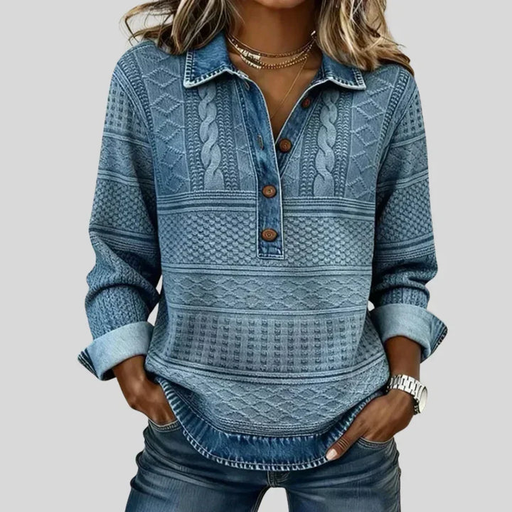 Azalee - Vintage Rippstrickpullover