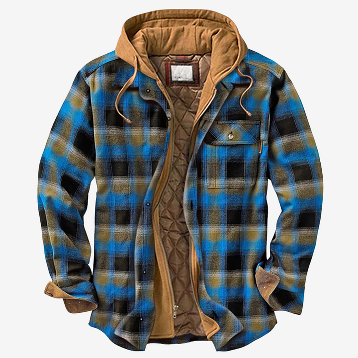 Henry™ | Warme Vintage Flanell-Hoodie-Jacke