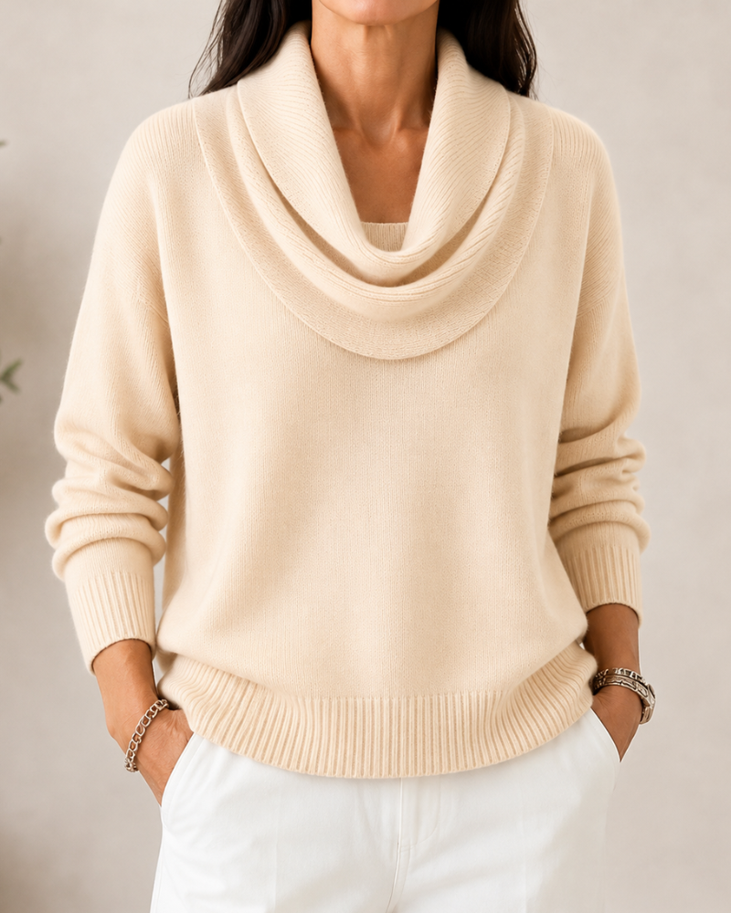 Caralina™ | Eleganter Pullover mit Stehkragen