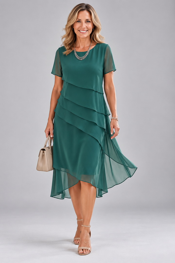 Juliette Fließendes Midi Kleid