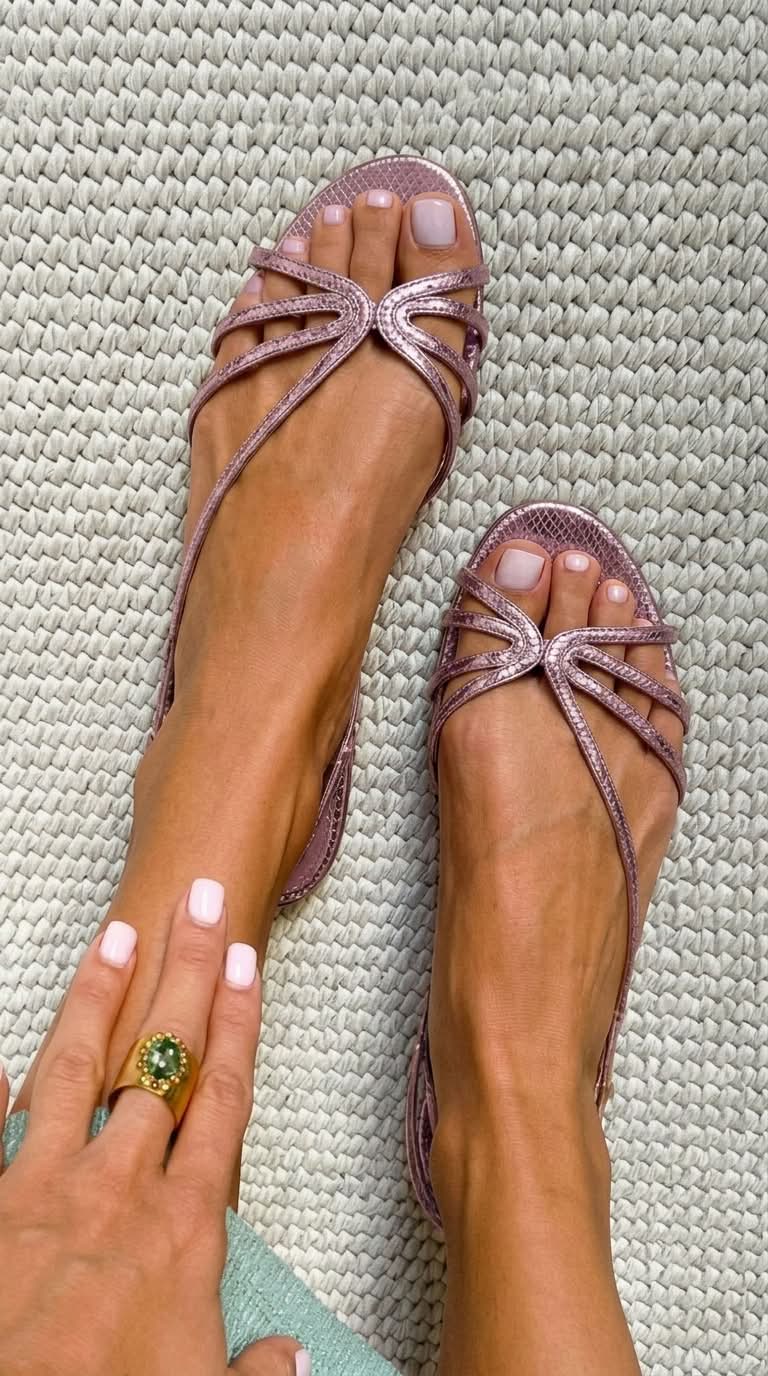 Camille™ | Goldene Sandalen, Elegante Sommerlichkeit