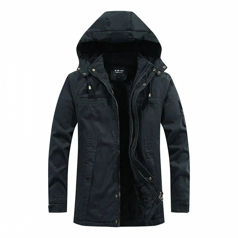 James™ | Warme Fleecegefütterte Kapuzenparka-Jacke
