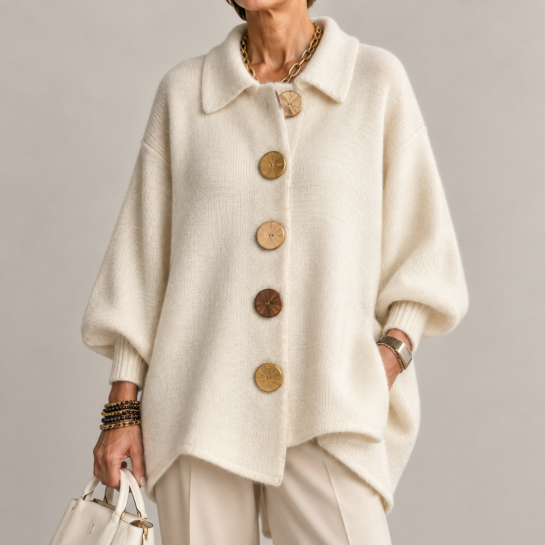 Ardelle™ | Oversize Cardigan mit Kragen