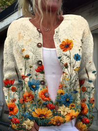 Tansy™ | Vintage-Style Cardigan mit Blumenmuster
