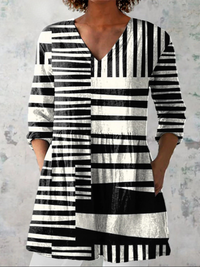 Sophie | Lange Bluse mit V-Ausschnitt