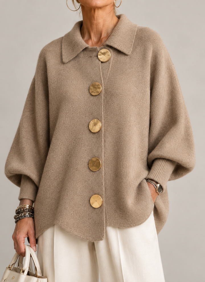 Ardelle™ | Oversize Cardigan mit Kragen