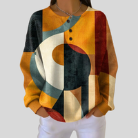 Bexmore™ | Geometrisches Muster Sweatshirt