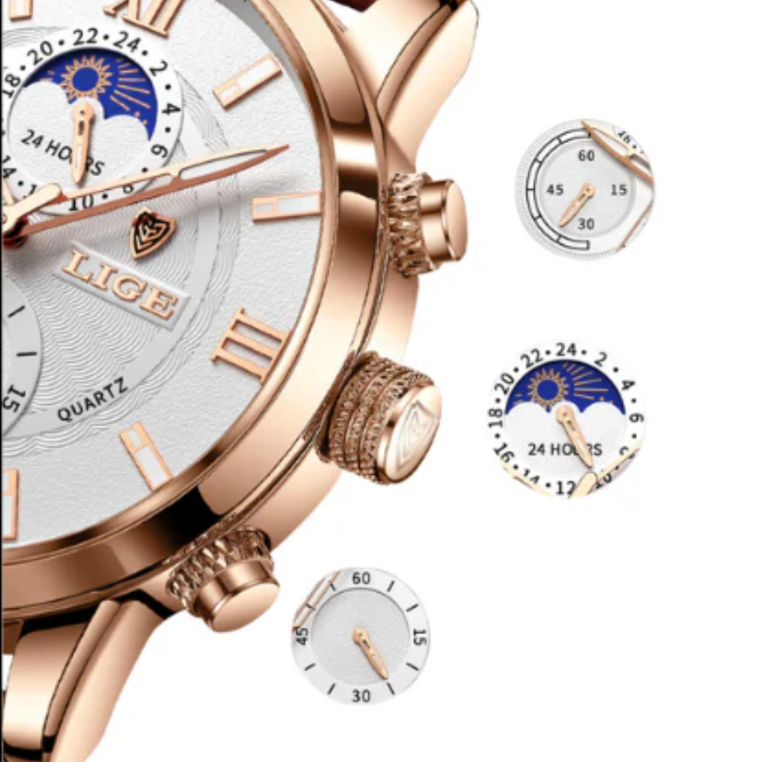 Marshall™ | Klassische Mondphasen-Uhr