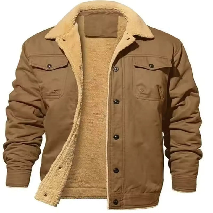 Cooper™ | Klassische warme Sherpa-gefütterte Truckerjacke