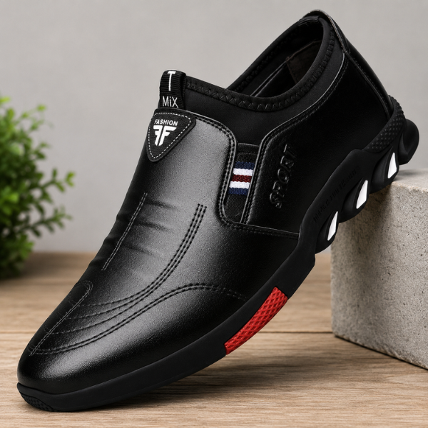 Eleganter Herrenschuh mit rutschfester Sohle