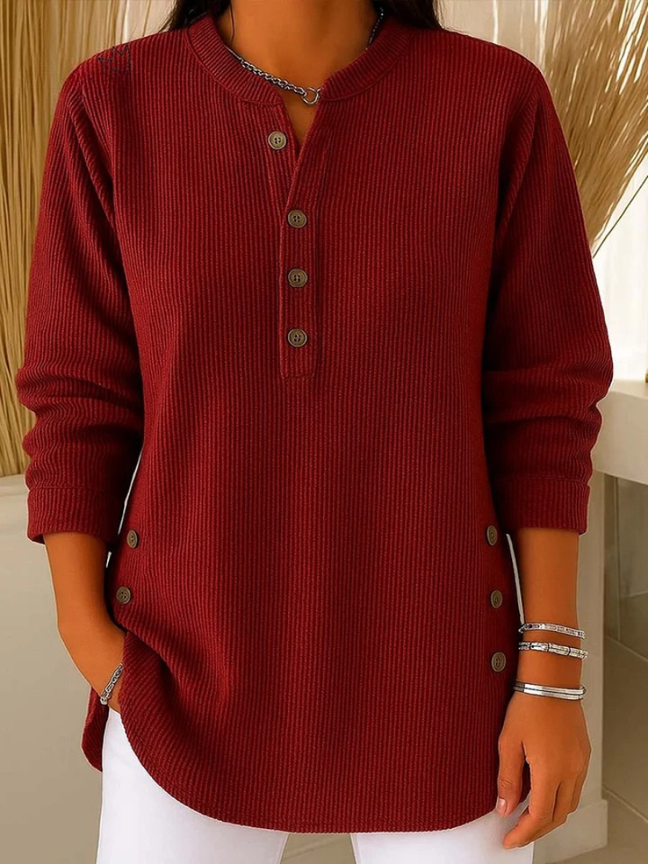 Neva™ | Tunika Button Henley