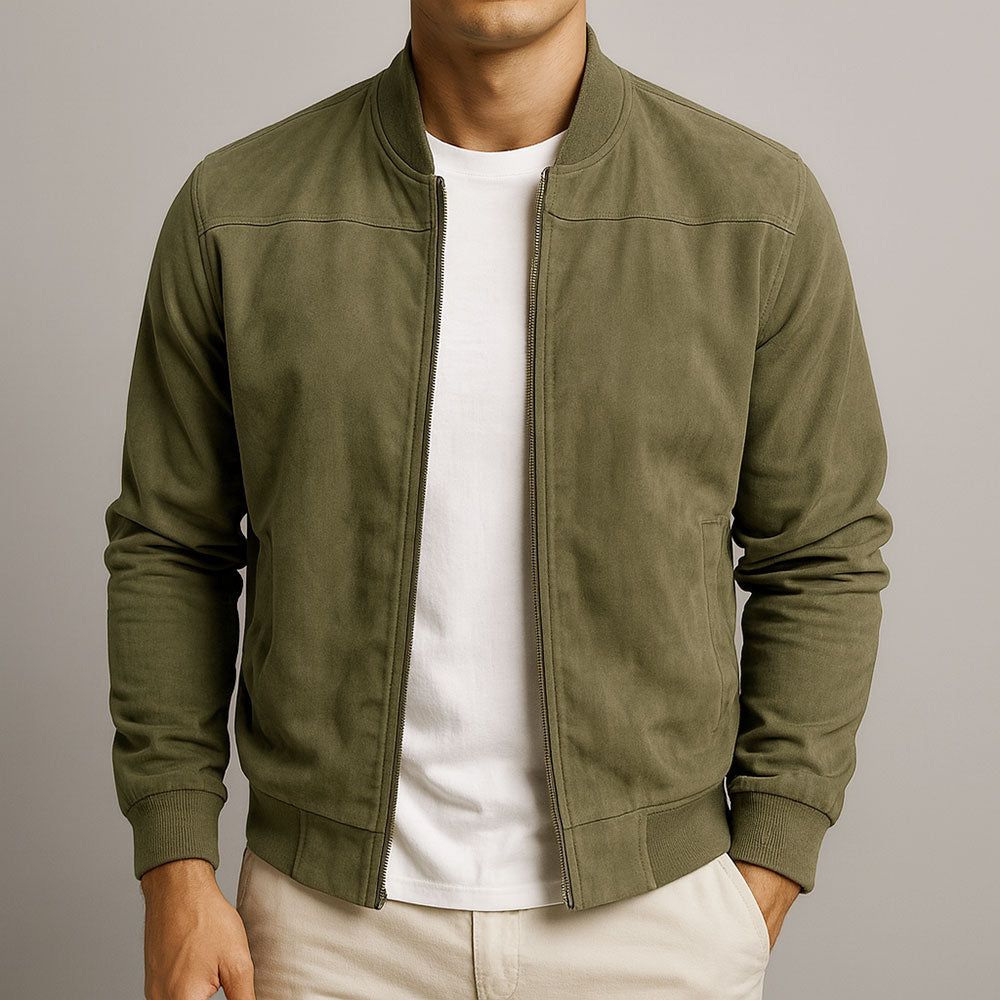 Valerio | Handgefertigte Wildlederjacke