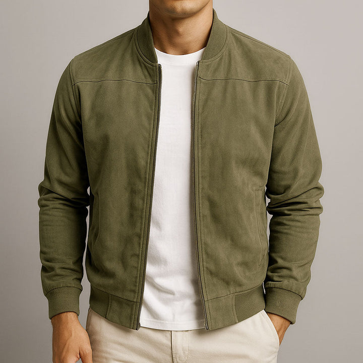 Valerio | Handgefertigte Wildlederjacke