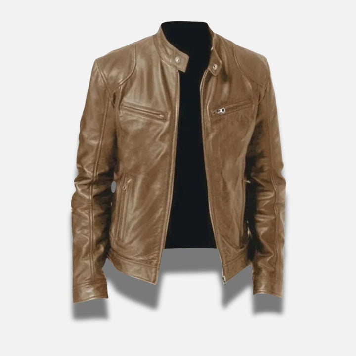 Raymond™ | Klassische Vintage Bikerjacke