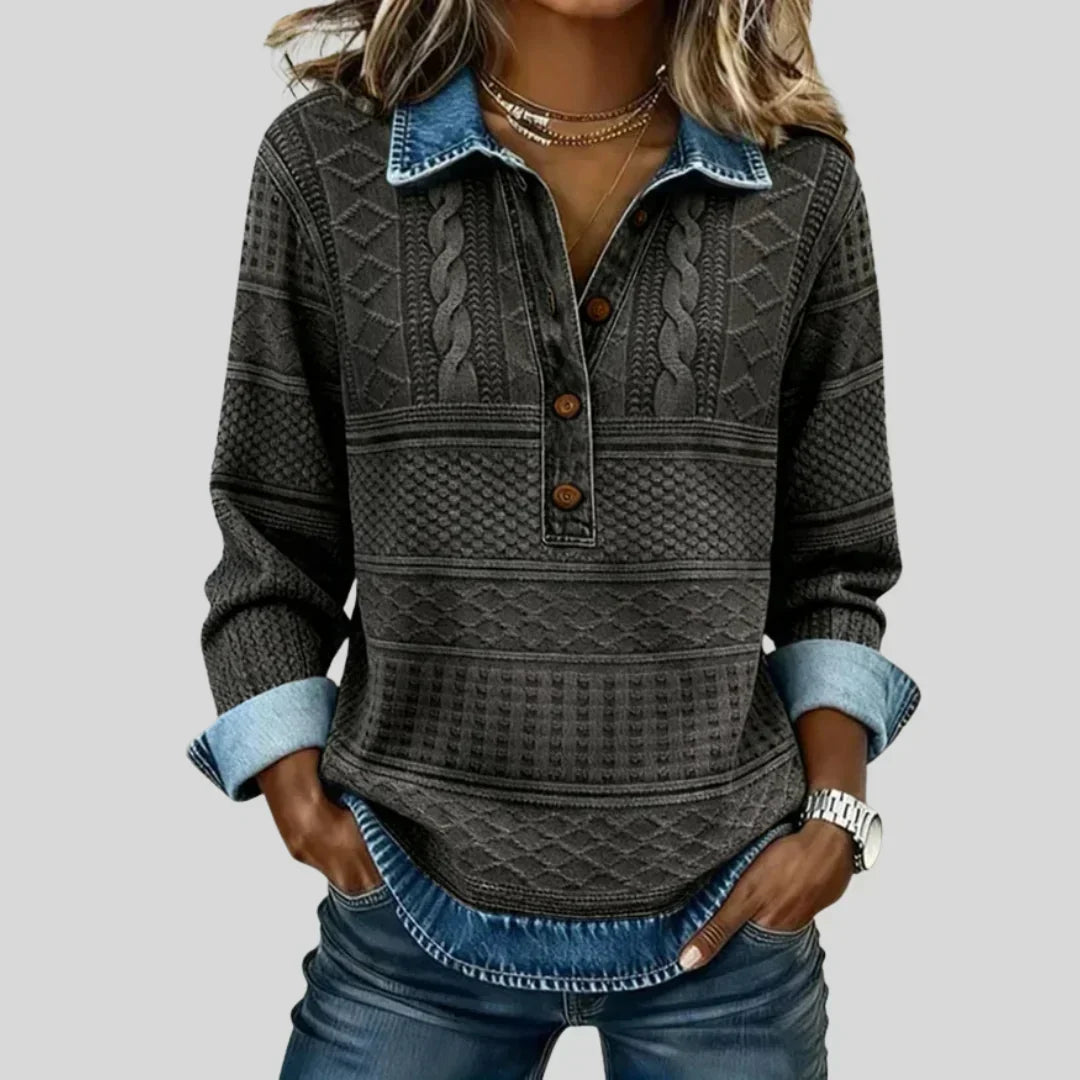 Azalee - Vintage Rippstrickpullover