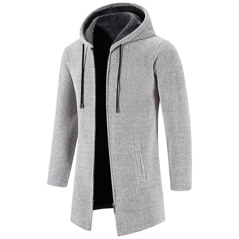 Lawrence™ | Warmer langer Kapuzencardigan