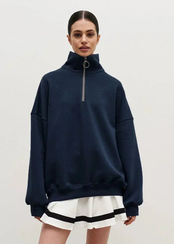 Rhea | Relaxed Half-Zip Pullover