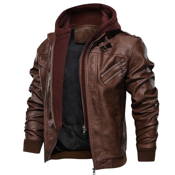 Dale™ | Klassische Kapuzen-Bikerjacke