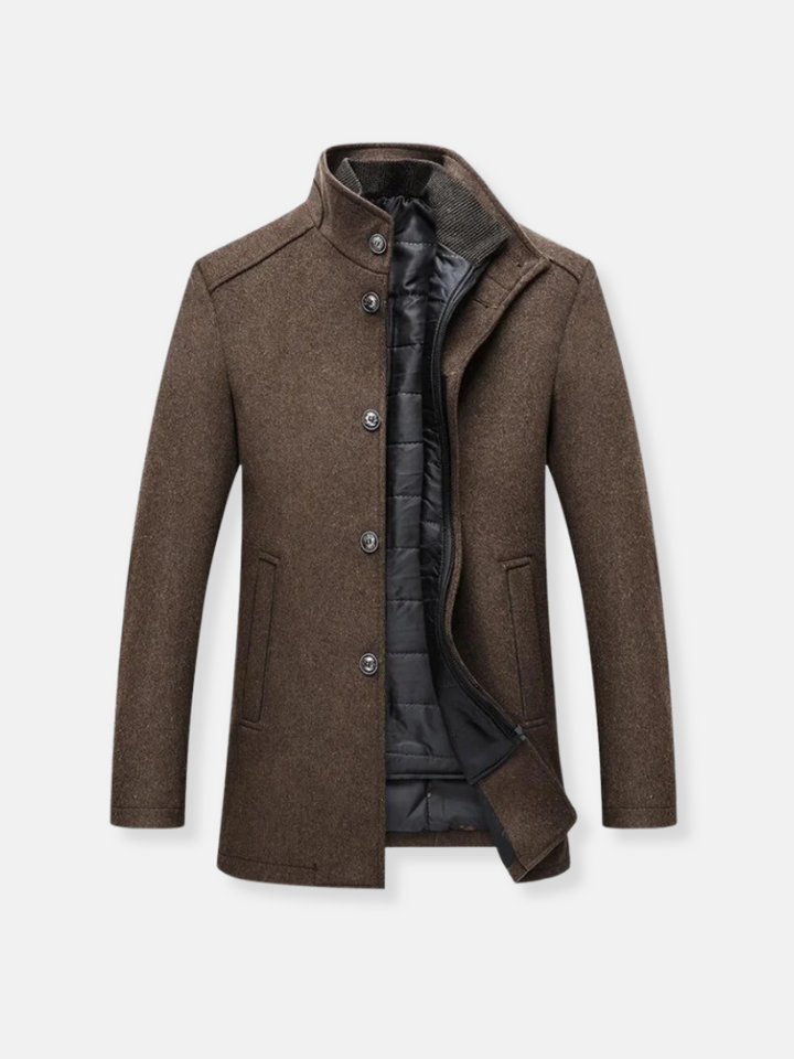 Stanley™ | Warmer klassischer Wintermantel mit Stehkragen
