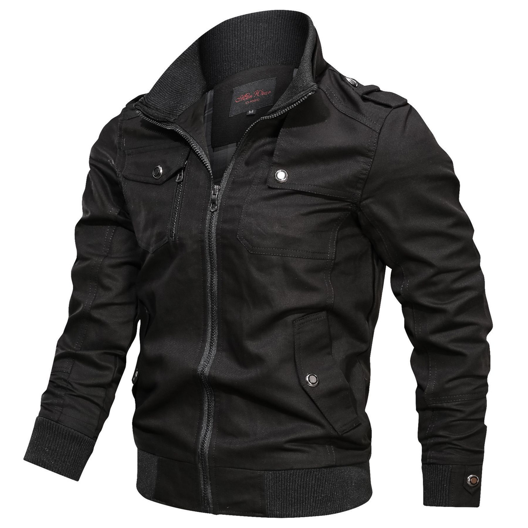 Roger™ | Klassische Bequeme Militär Cargo Jacke