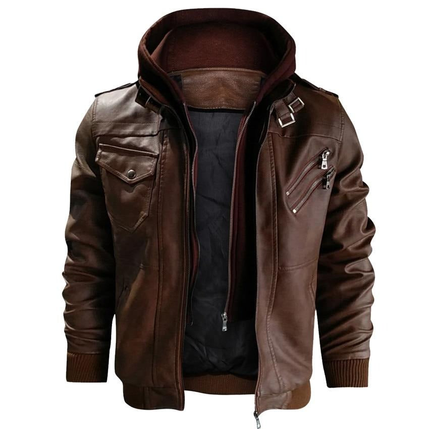 Dale™ | Klassische Kapuzen-Bikerjacke
