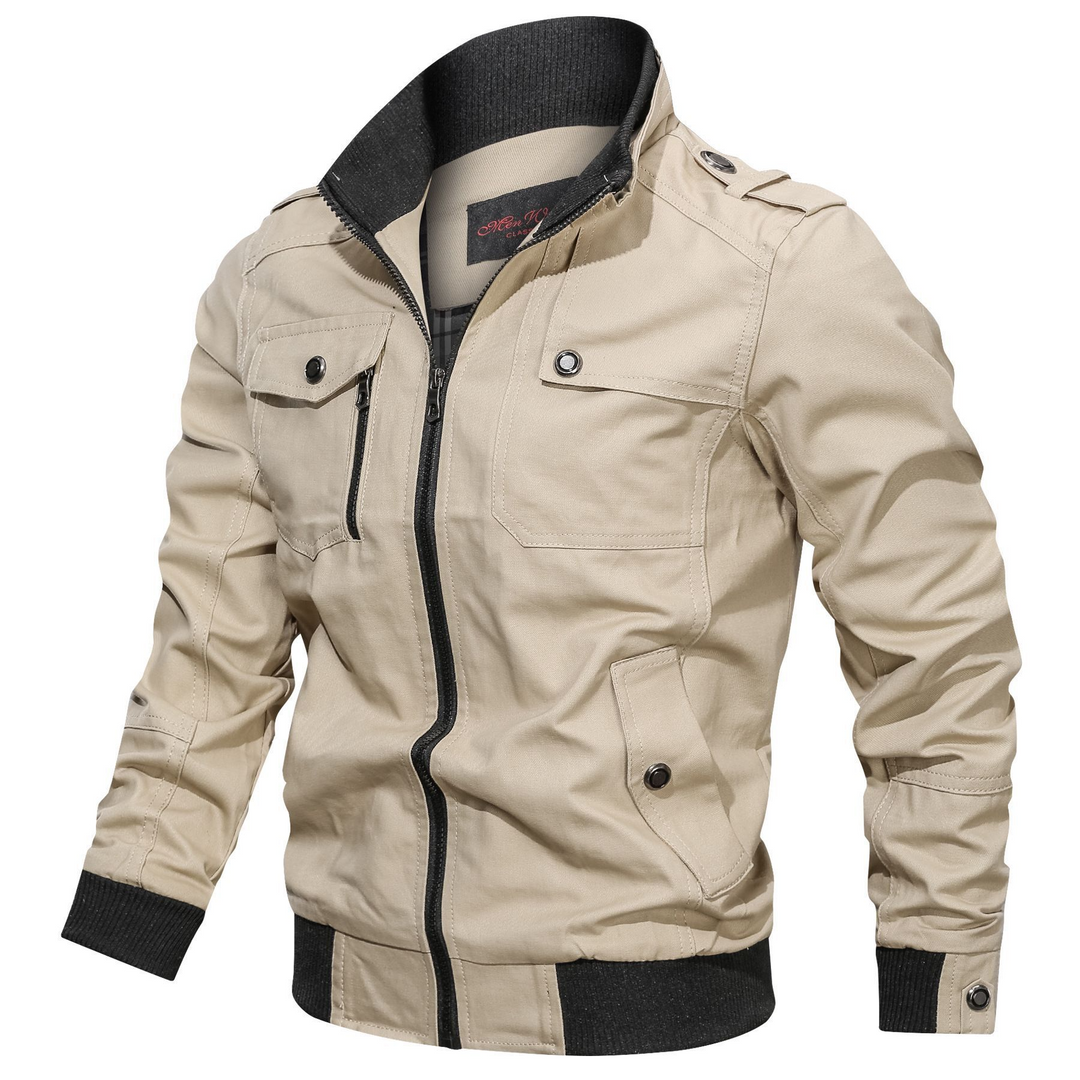 Roger™ | Klassische Bequeme Militär Cargo Jacke