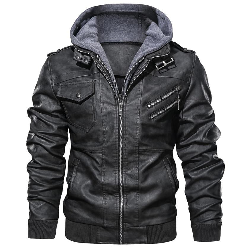Dale™ | Klassische Kapuzen-Bikerjacke