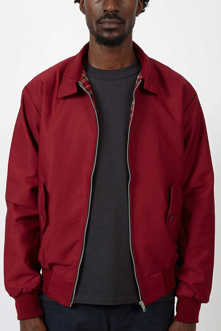 Harryson | Harrington-Jacke mit Tartan-Futter