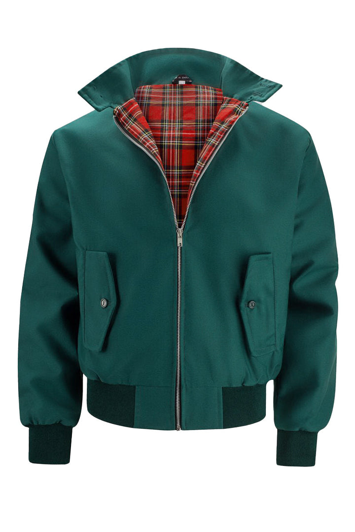 Harryson | Harrington-Jacke mit Tartan-Futter