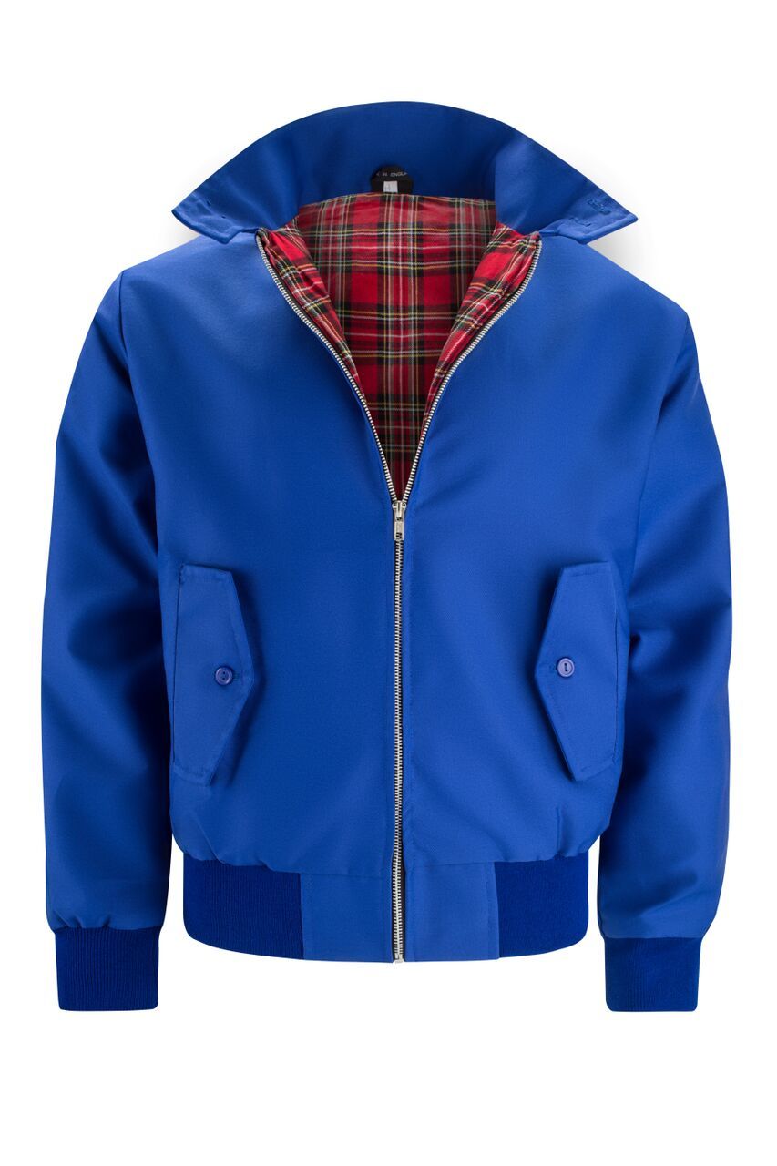 Harryson | Harrington-Jacke mit Tartan-Futter