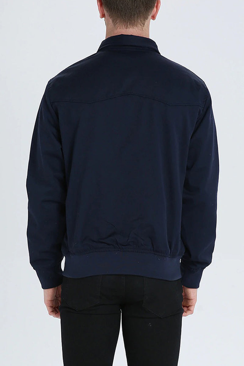Harryson | Harrington-Jacke mit Tartan-Futter