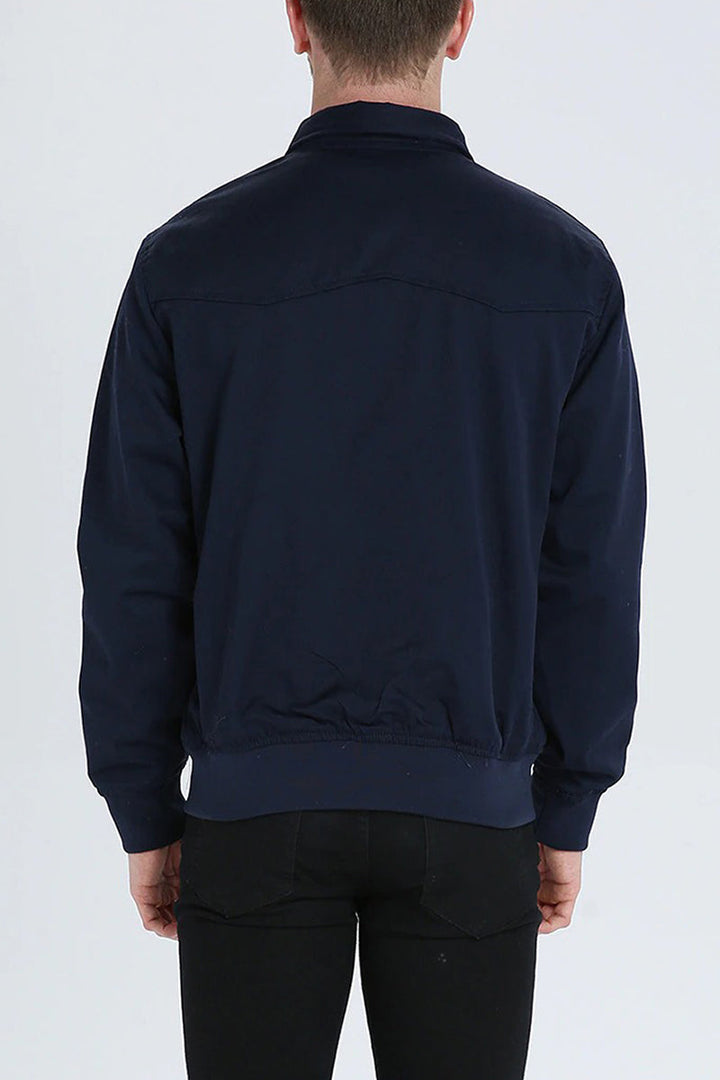 Harryson | Harrington-Jacke mit Tartan-Futter