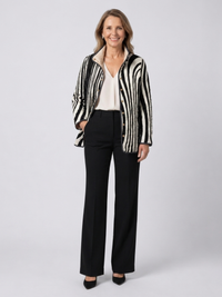DELACROIX | Gestepptes Zebra-Grafik-Jacke Sylvie