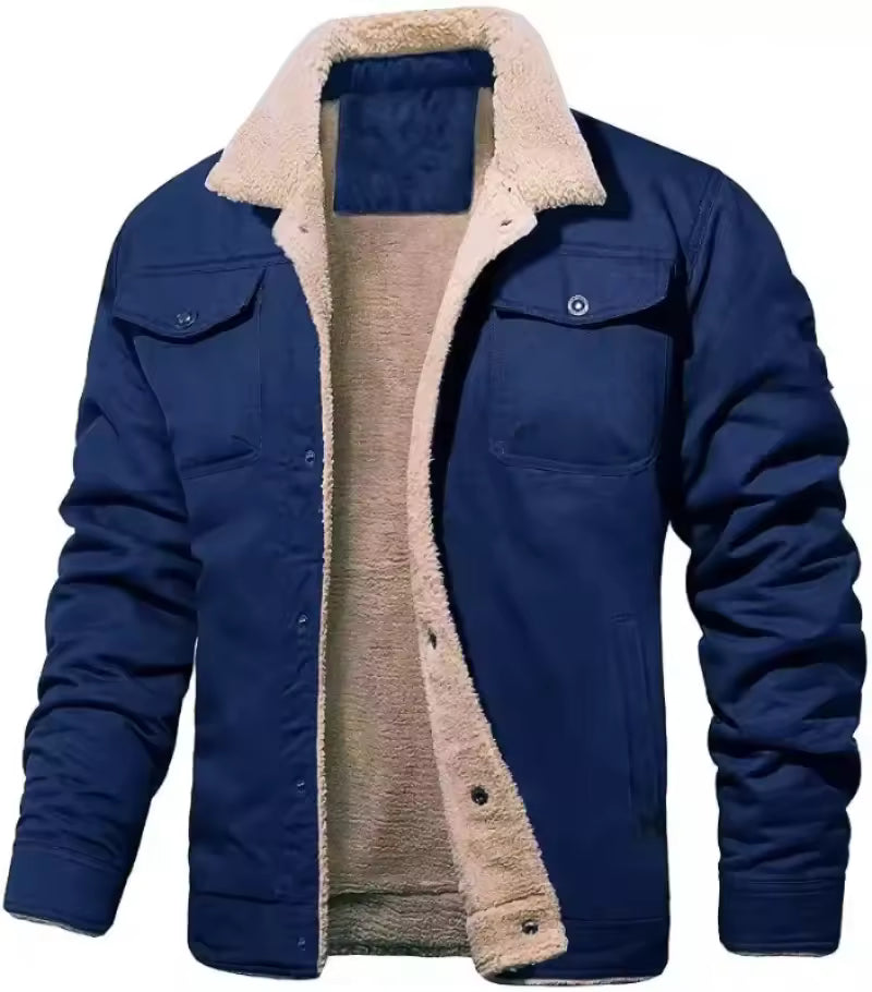 Cooper™ | Klassische warme Sherpa-gefütterte Truckerjacke