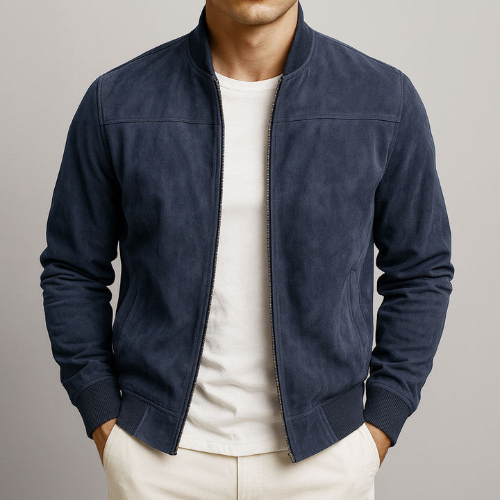 Valerio | Handgefertigte Wildlederjacke