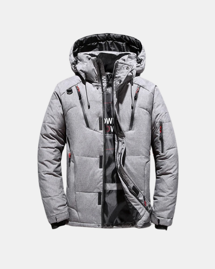 Gary™ | Warme Kapuzen-Multitaschen-Winterjacke