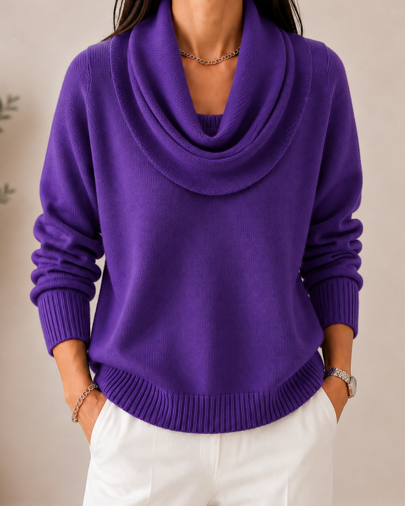 Caralina™ | Eleganter Pullover mit Stehkragen