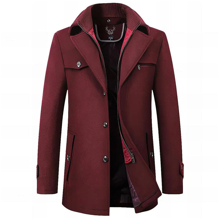 Milton™ | Warmer eleganter, geschichteter Wintermantel