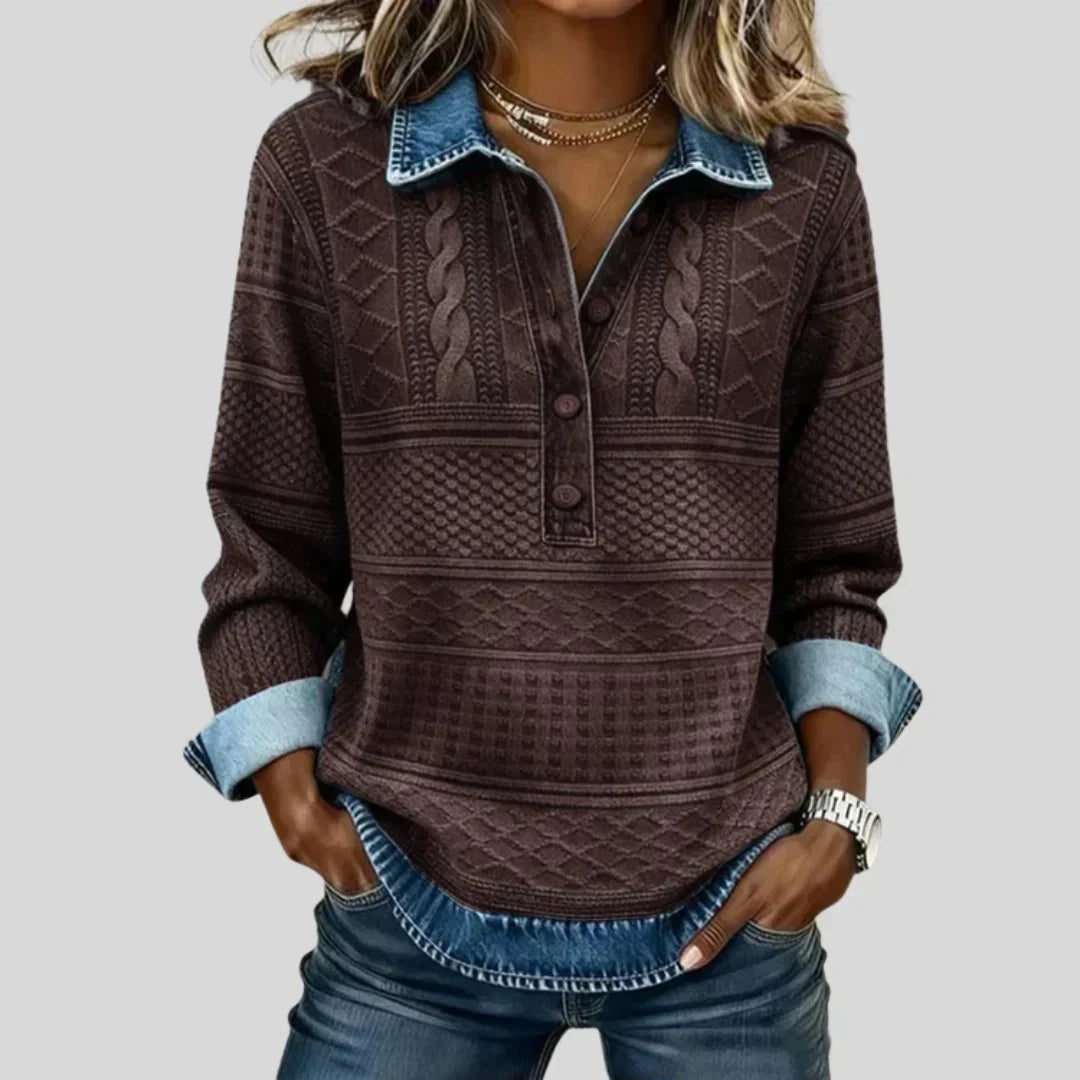 Azalee - Vintage Rippstrickpullover