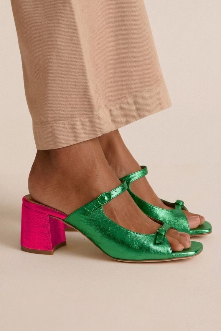 RUBY | Blockabsatz Sandalen mit offener Zehe