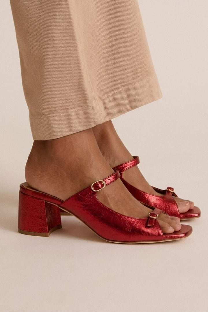 RUBY | Blockabsatz Sandalen mit offener Zehe