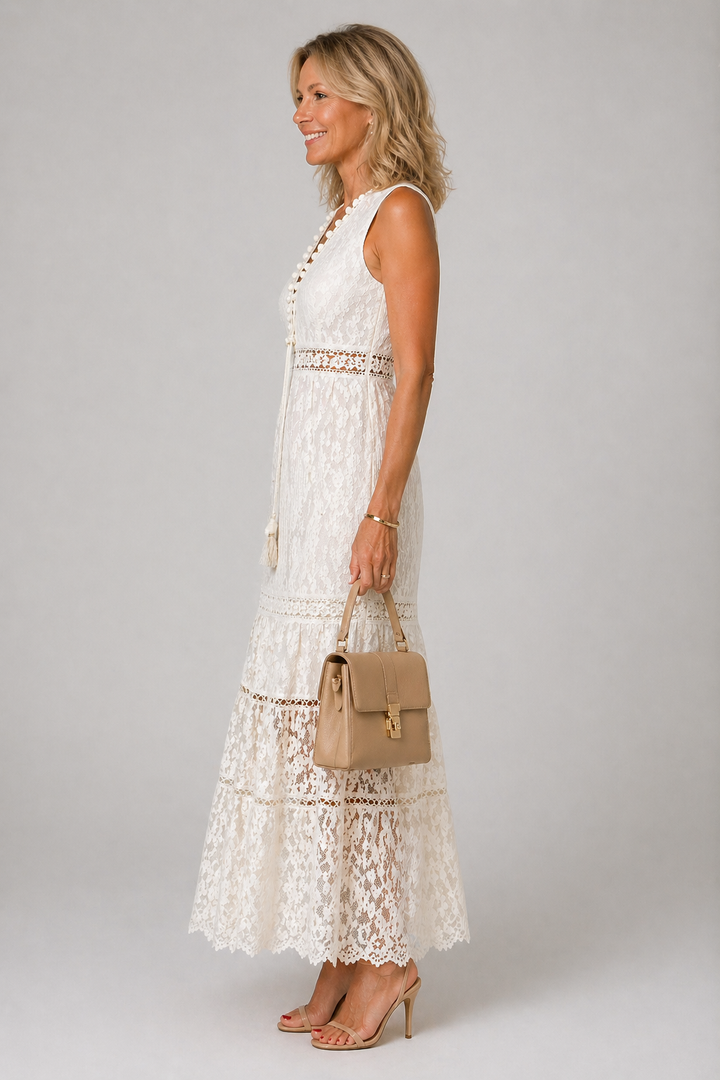 Elara Beige Kleid